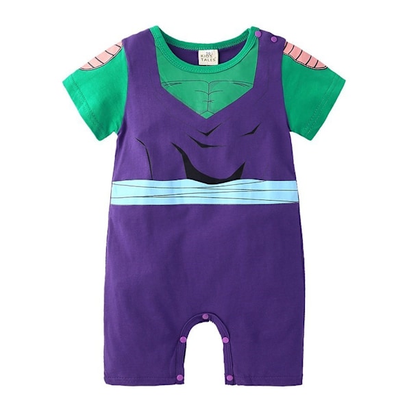 Anime Vegeta Akatsuki Baby Romper Åndbar Nyfødt Tøj Klatretøj Spædbarn Cosplay Sommer ED0501 size 59