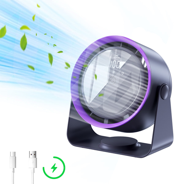 Ultra-Powerful Silent USB Fan with 360° Rotation