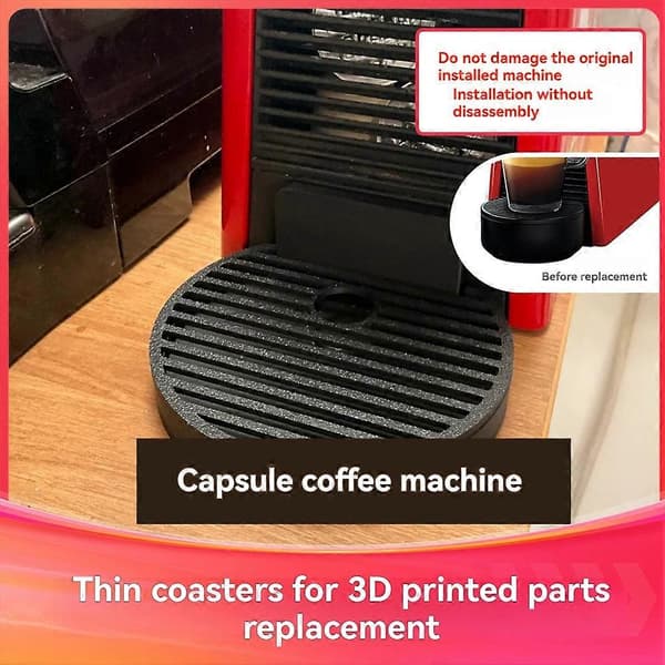 [KK] Replacement Drip Tray for Nespresso Essenza MINI D30 Coffee Machine Coffee Grinder Coaster Black