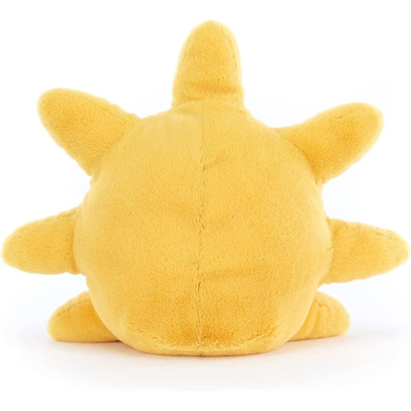 Viihdyttävä aurinkotyyny, keltainen hauska aurinkopehmotyyny, kawaii Summer Sunshine -pehmo, sohvatyynytyyny auton kaulatyyny (11,8 tuumaa)