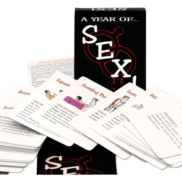 Voksen seksuel stillingskort Soveværelseskampkort - Illustreret med billeder, de hotteste sexstillinger, du nogensinde vil se!
