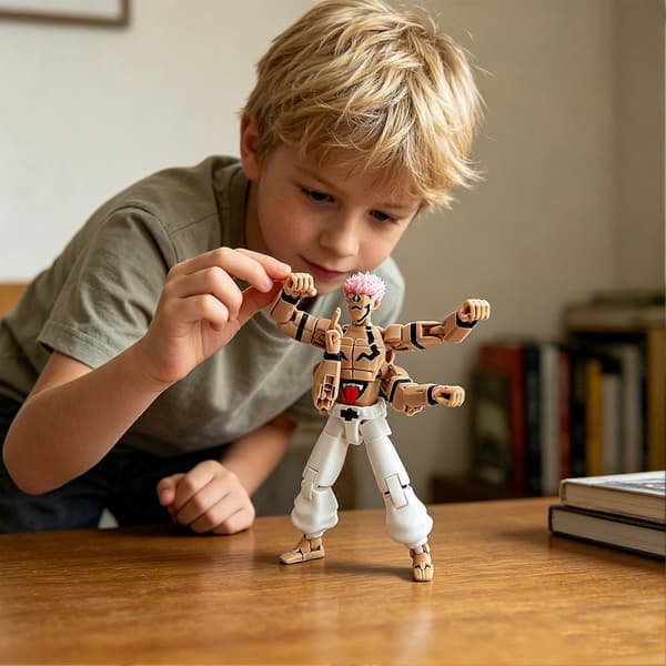 Plastikk Actionfigur – Anime Karaktermodell – for Utstilling og Hobby A