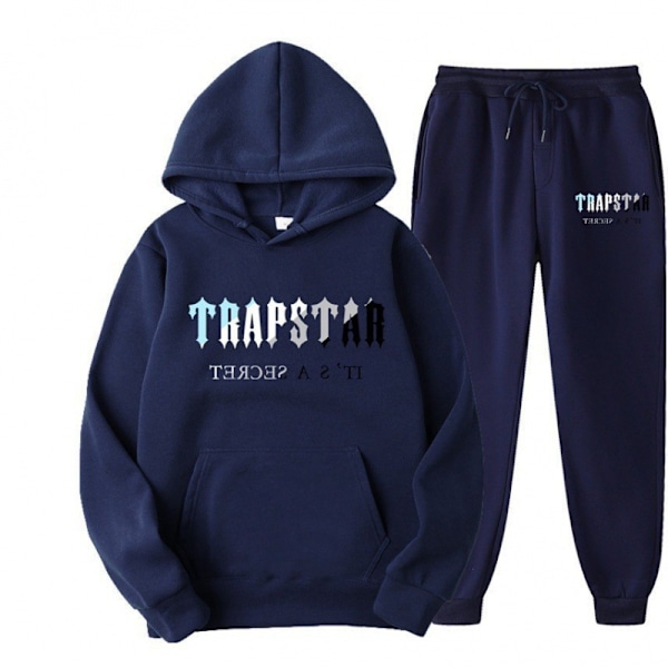 Löparsportkläder set med huvtröja unisex sportkläder huvtröja byxor M