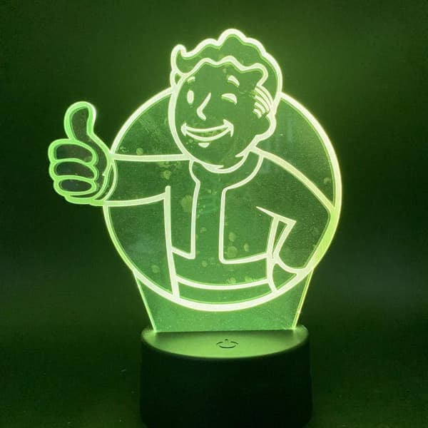 3D natlampe drenge piger legetøj spil Fallout Shelter Farve Cha