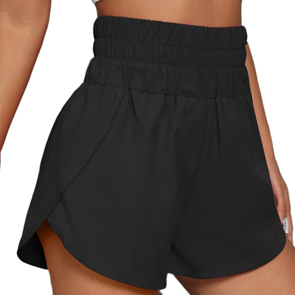 Høytaljede Shorts for Kvinner - Casual Mote Shorts Black M