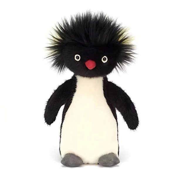 Jellycat Exploderande Pingvin Exploderande Huvud Rock Pingvin Docka Plyschleksak Söt Docka
