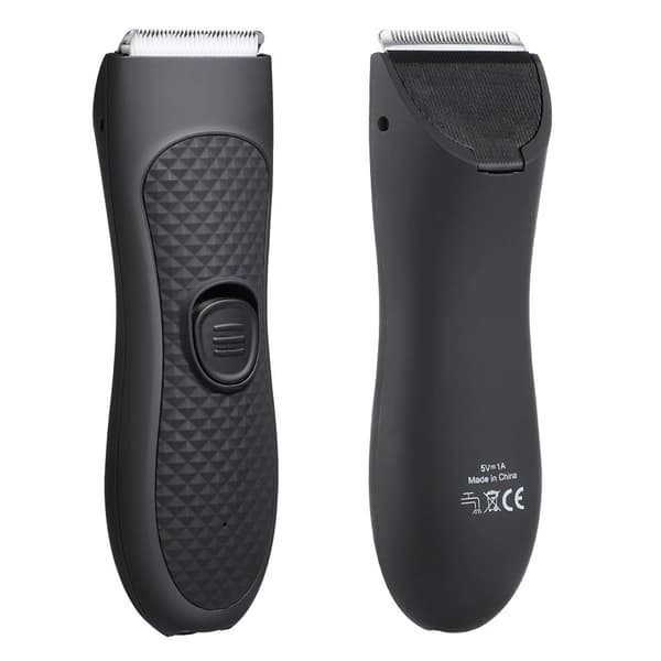 Kroppstrimmer for menn - intim elektrisk barbermaskin black