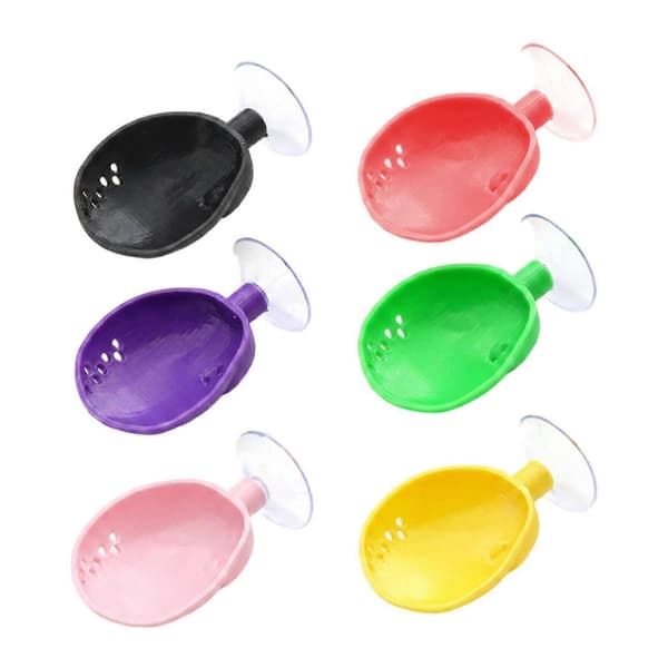 Fiskakvarium Skalgömma – Bekväm Konkav Design – för Betta Lek 6pcs