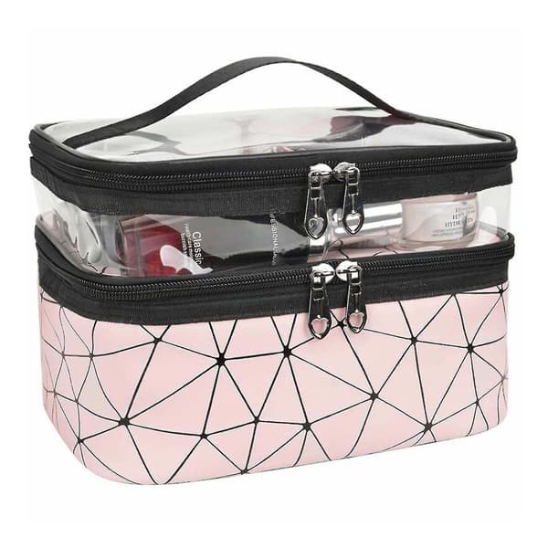 Lar Case Makeuptaske Stor Box Izer pink