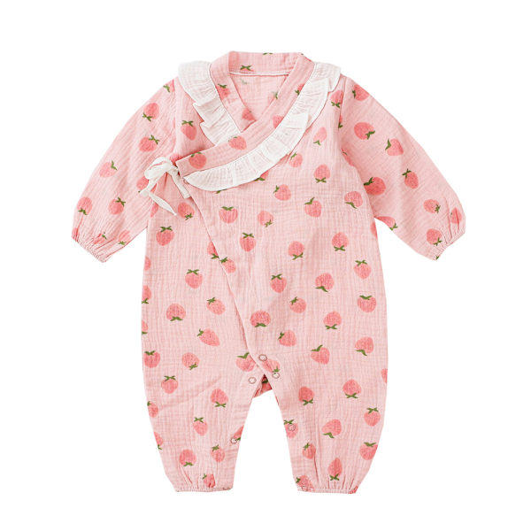 Sanlutoz Babypojkar Kläder Höst Långärmad Jumpsuit Plysch Kläder Casual Vår Spädbarn Kläder BRW1140-PK 2-3T