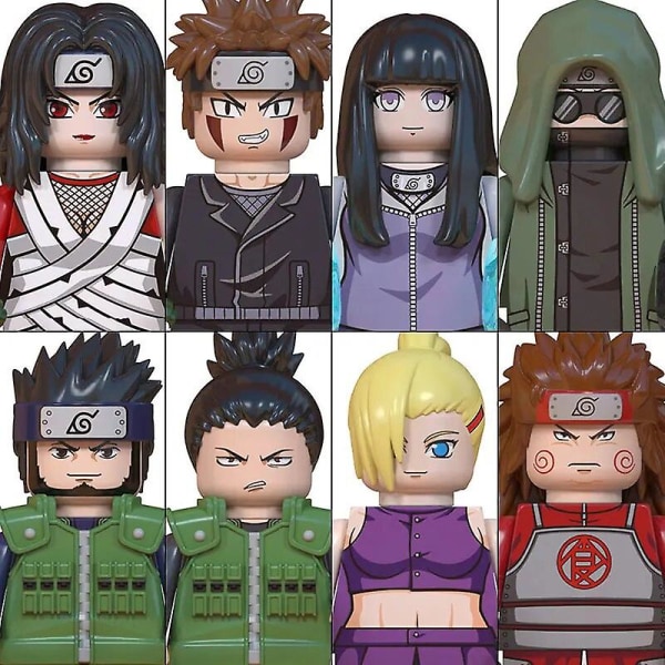 Otwoo Wm6112 minitoimintahahmot Sasuke Kakashi Akatsuki palikat Rakennuspalikat Anime Sarjakuva Naruto Minihahmot Lasten Joululahjat WM6112