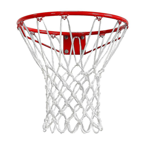 Professionelt basketballnet, Basketballnet, Anti-fray, Reguleringsstørrelse, Til Standard Hoops, Heavy Duty