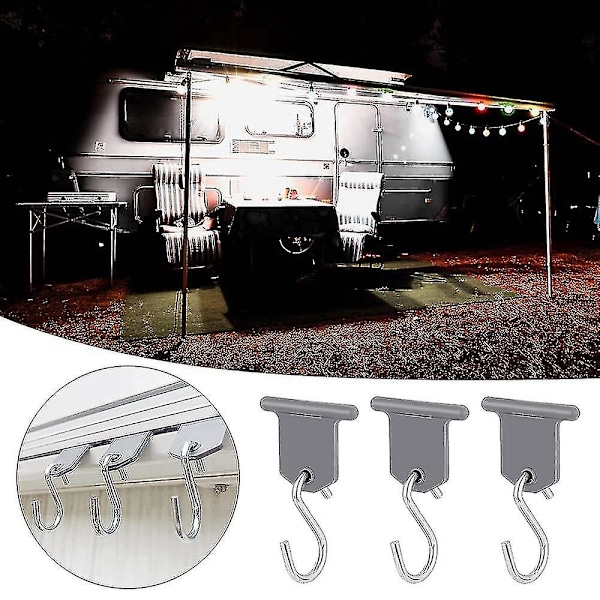 8 stk Camping Markise Kroker Rv Markise Henger Kroker Rv Festlys Henger For Rv Caravan Camper