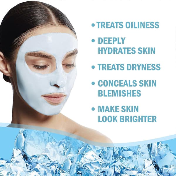 HYDRA MOIST Ice Water Sleeping Mask, 100g Raskt absorberende, med kjølende effekt, ansiktsfuktighetskrem 3PCS