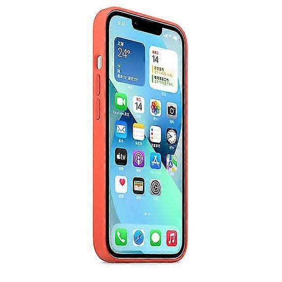 Silikonikuori Magsafella iPhone 13 Minille Nectarine