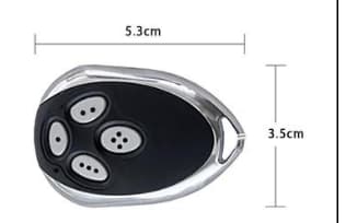 2-pack Garage Door Remote Control, Compatible Replacement Transmitter for Alutech AT-4 AR-1-500 AN-Motors