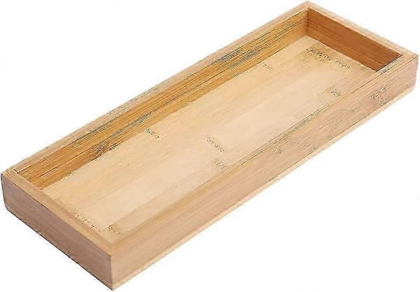 2025 Bambubricka, 28 x 10,2 x 3 cm Rektangulär Bambu Tebricka Servis Bröd Frukost Middagsbricka