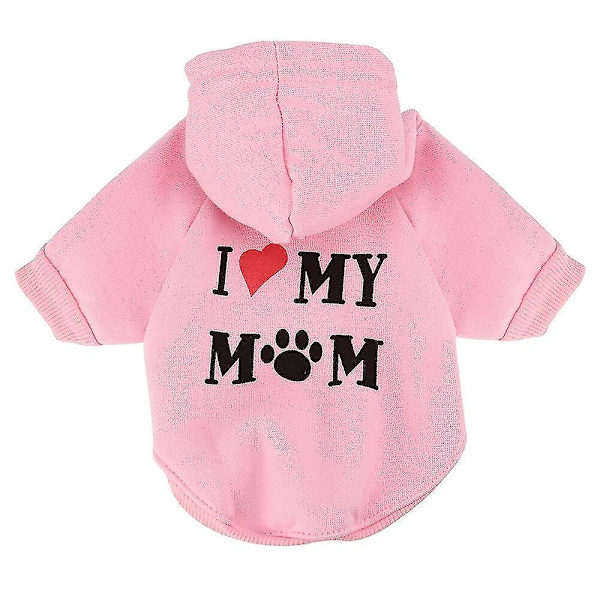 Säkerhet Kattkläder Husdjur Kattrockar Jacka Huvtröjor för katter Outfit Varma husdjurskläder Kanin Djur MOM Pink