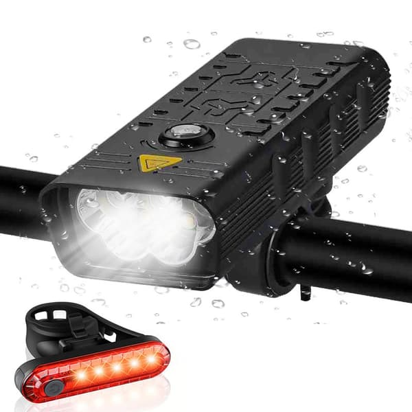 USB oppladbar 5 LED-lampefunksjon Kraftig LED-lampe, ZQKLA