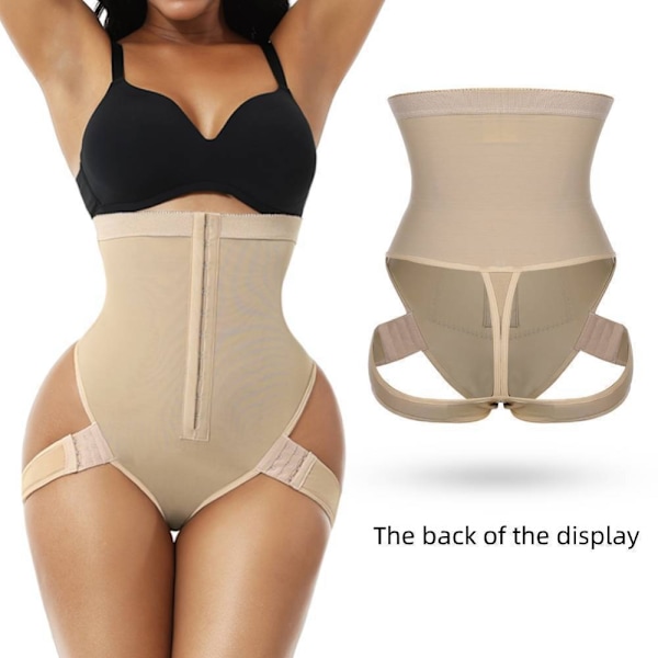 2-i-1 Persika Rumplyft Shapewear Kurvig Mageformare Midjetränare nude nude XL