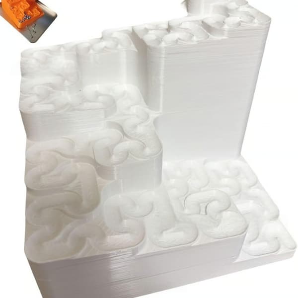 3D-printet Hilbert-kurve kuglebane