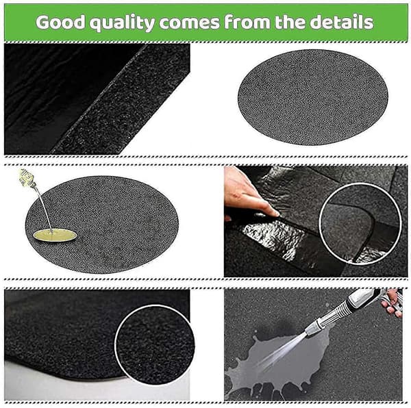 Round Fire Pit Mat for Deck, BBQ Grill Splatter Mat, Fireproof Mat Heat