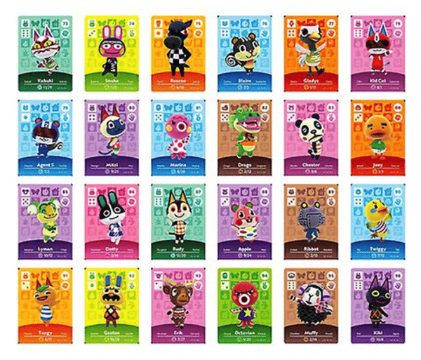 24 st Mini Spelkort Videokassett Samling Animal Crossing Passar För Switch