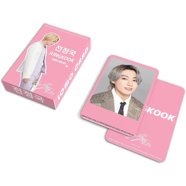 Bangtan Boys Jungkook Fotokort 55 Stk Solo Merchandise Fan Lomo Cards Pakke