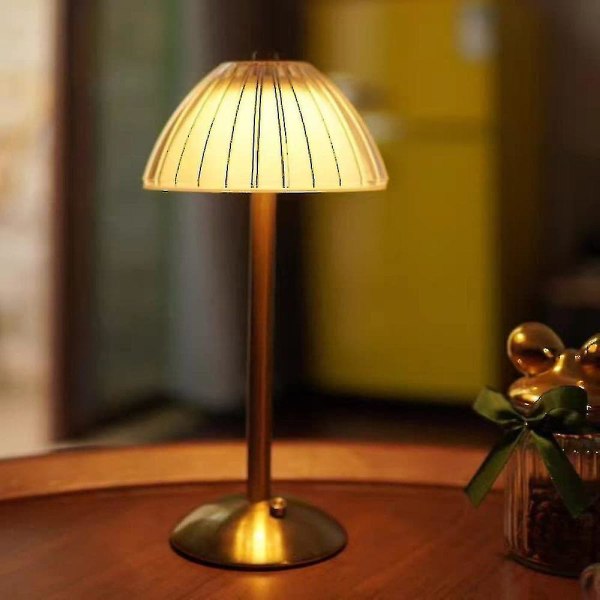 Kizozo trådlös bordslampa, laddningsbar led bordslampa, bordslampa med batteri, dimbar led bordslampa, sänglampa, skrivbordslampa, bordslampa för liv