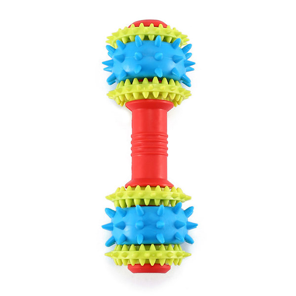 Pet toy dog bite toy bite-resistant cleaning barbell grinding bar training interactive boredom relief artifact