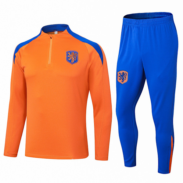 2425 Real Madrid Atletico Madrid Paris Ajax Frankrike England Spanien M League halvt dragkedja träningsuniform tröja W XL