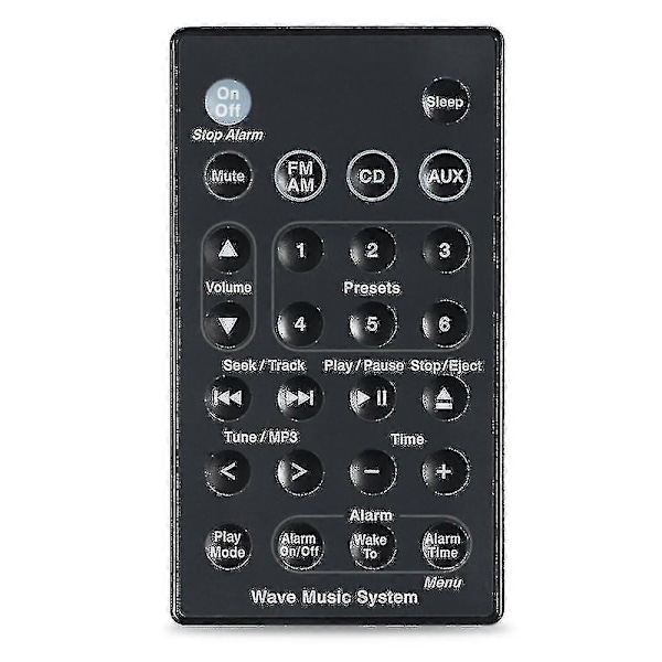 Erstatning for Bose Wave Music System Audio System Fjernbetjening Awr1b1 Awr1b2 Awrcc1 Awrcc2