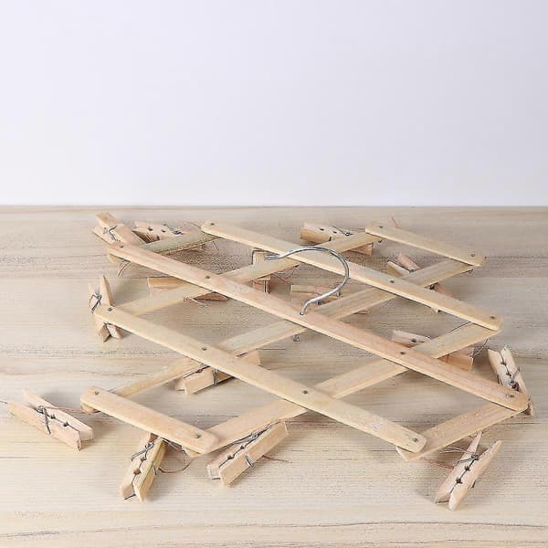 Bamboo Drying Rack for Clothes, Underwear Drying Rack, Sock Drying Rack, Hanging Bamboo Drying Rack 42*18cm