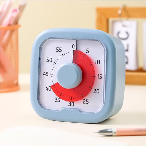 60-minutters visuell timer - Klasseromsskole for barn - Stille visuell timer