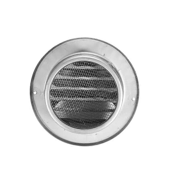 304 Rustfritt Stål Luftventil Rund Grill Ventilasjon Deksel Veggventil Utløp 4 Tommer