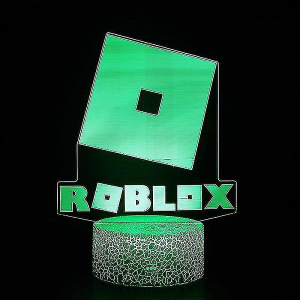 Roblox 3d Nattlampa Xbox Spel Anime Figur Robotleksaker Led Fjärrstyrd Rgb Semesterbelysning För Barn Pojkar Presenter 2021