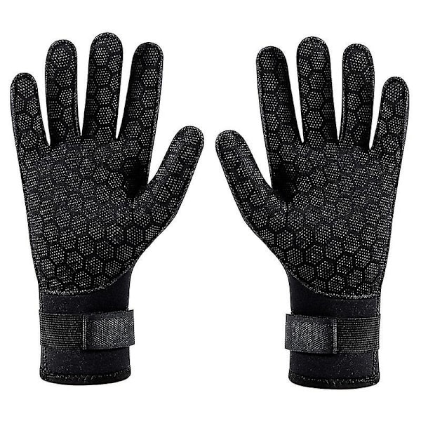 Neopren Dykking Vinter Oppvarmede Hansker Menn Kvinner Dykker Våtdrakt Snorkling Padling XL