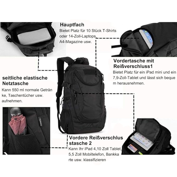Kannettavan tietokoneen reppu Kannettavan tietokoneen reppu Reput Koululaukku Kannettavan tietokoneen laukku Urheilureppu