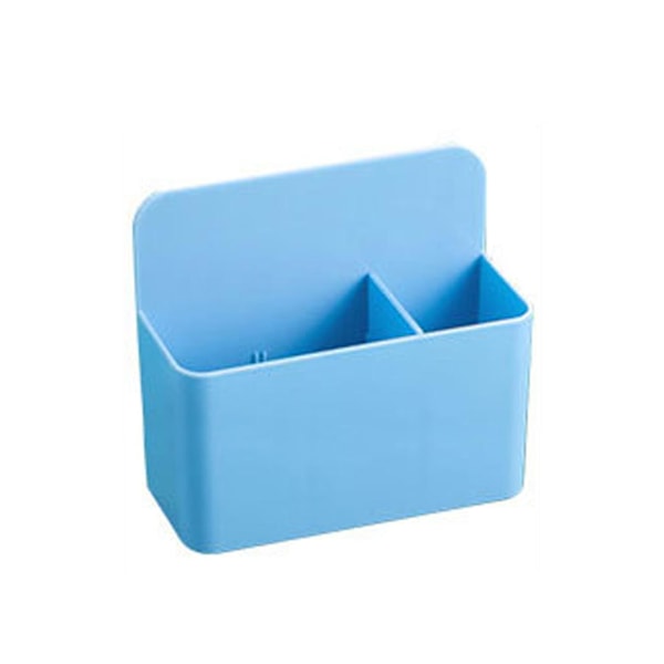 Magneettinen kynäteline, kynäteline, merkkijärjestäjä, säilytystila valkotaululle, jääkaapille, lokerolle, toimistoon, kouluun Blue large