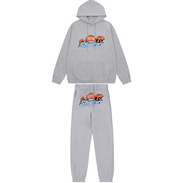 Shooters hettegenser og bukse - Svart/Grå Blue orange tiger head gray M