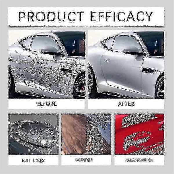 Ultimate Paint Restorer, V-vaxy Bil Ridse Reparationsvoks, Bil Buff Out Ridse Qd 3pcs
