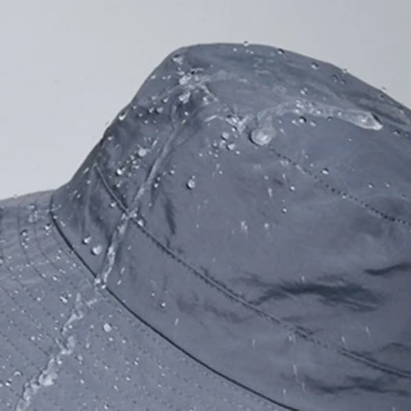Foldable Waterproof Sun Hat in Army Green, Quick-Drying Fishing Hat with Drawstring