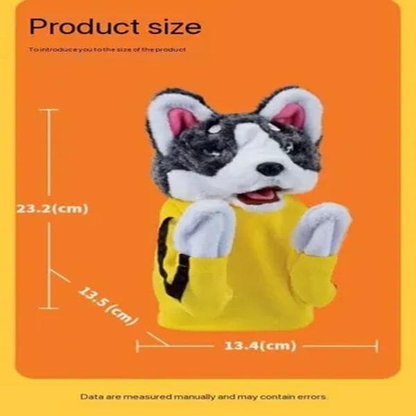 Lekne og morsomme interaktive Husky-figurer
