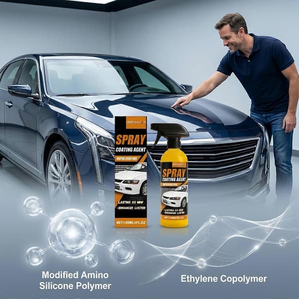 Nano Keramisk Spray Bil Lackskydd Glansåterställare Hydrofob Beläggningslösning 2PCS