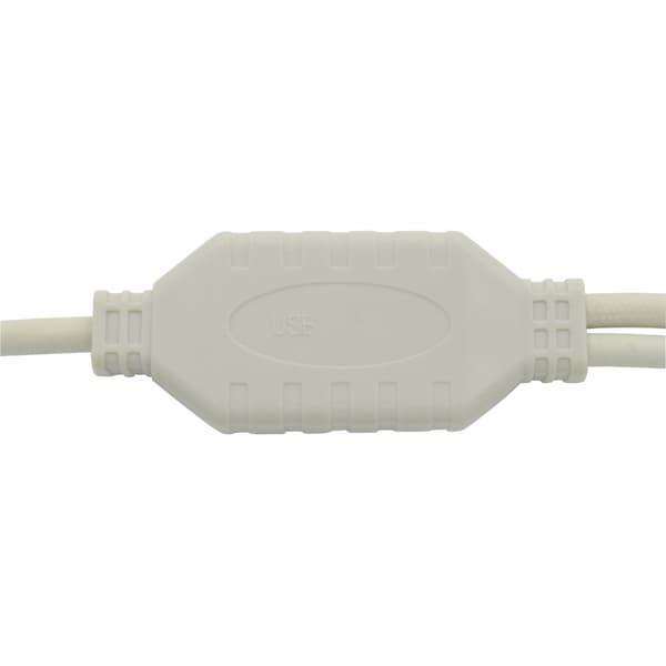 USB-2x PS2-muunninsovitin jakajakaapeli PS2-näppäimistölle ja hiirelle 0.07 2pc