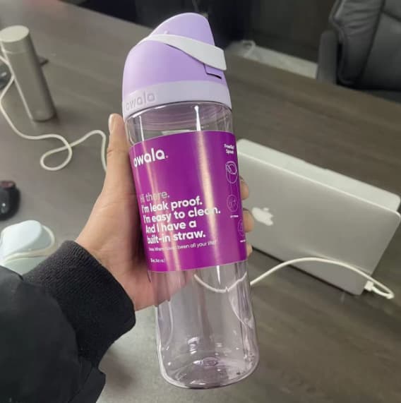 Owala doble drikkekopper sport bærbare kopper rette kopper -25oz