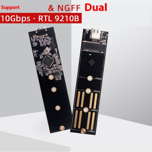 Flere Protokoller M.2 NGFFs NVME til USB 3.1 Bundkort Konverter Hurtig Dataoverførsel via USB C Interface