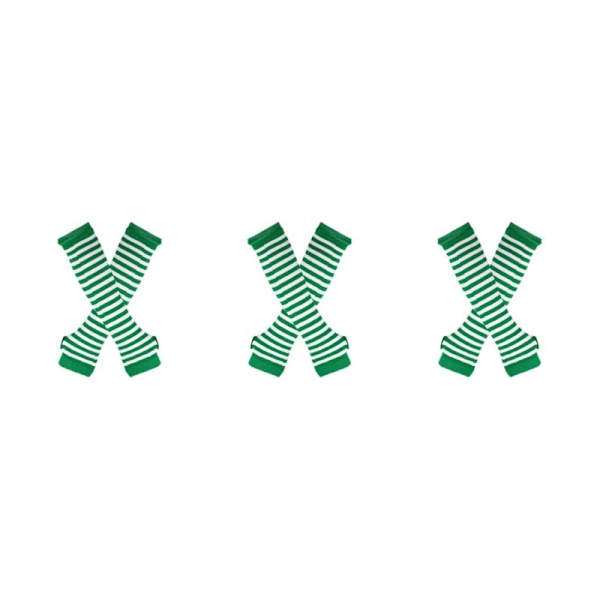 1/2/3/5 Polven yläpuoliset sukat paksuille reisille Helppokäyttöiset ja tekevät vihreän ja valkoisen green and white 3Set