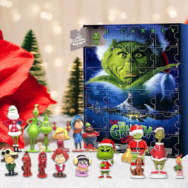 Blind Box Doomsday kommer - Julens Grinch-skräck blindbox 24-dagars nedräkningskalender blindbox