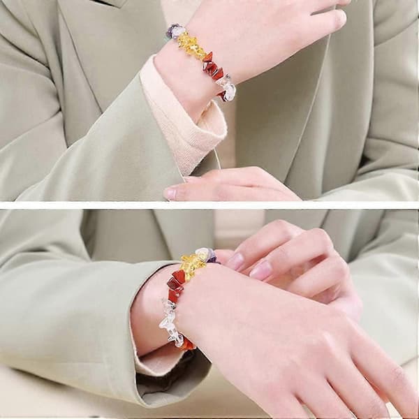 Farget håndfull tiger tiger armbånd